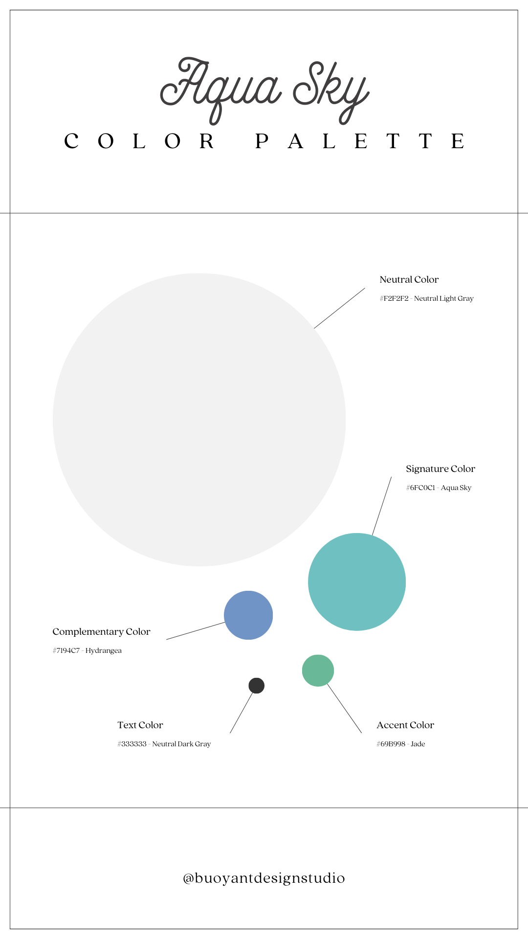 Aqua Sky Color Palette