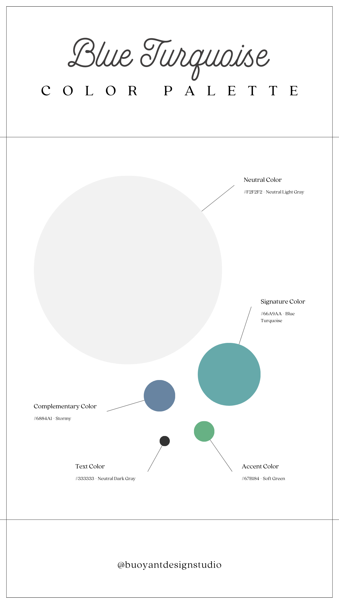 Blue Turquoise Color Palette