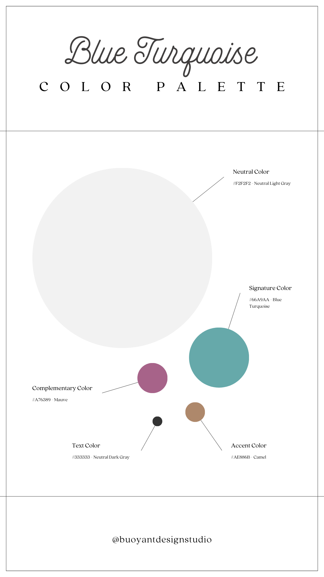 Blue Turquoise Color Palette