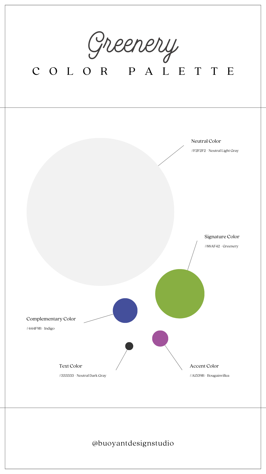 Greenery Color Palette