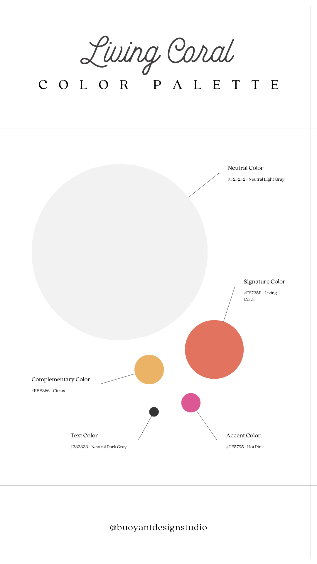 Living Coral Color Palette