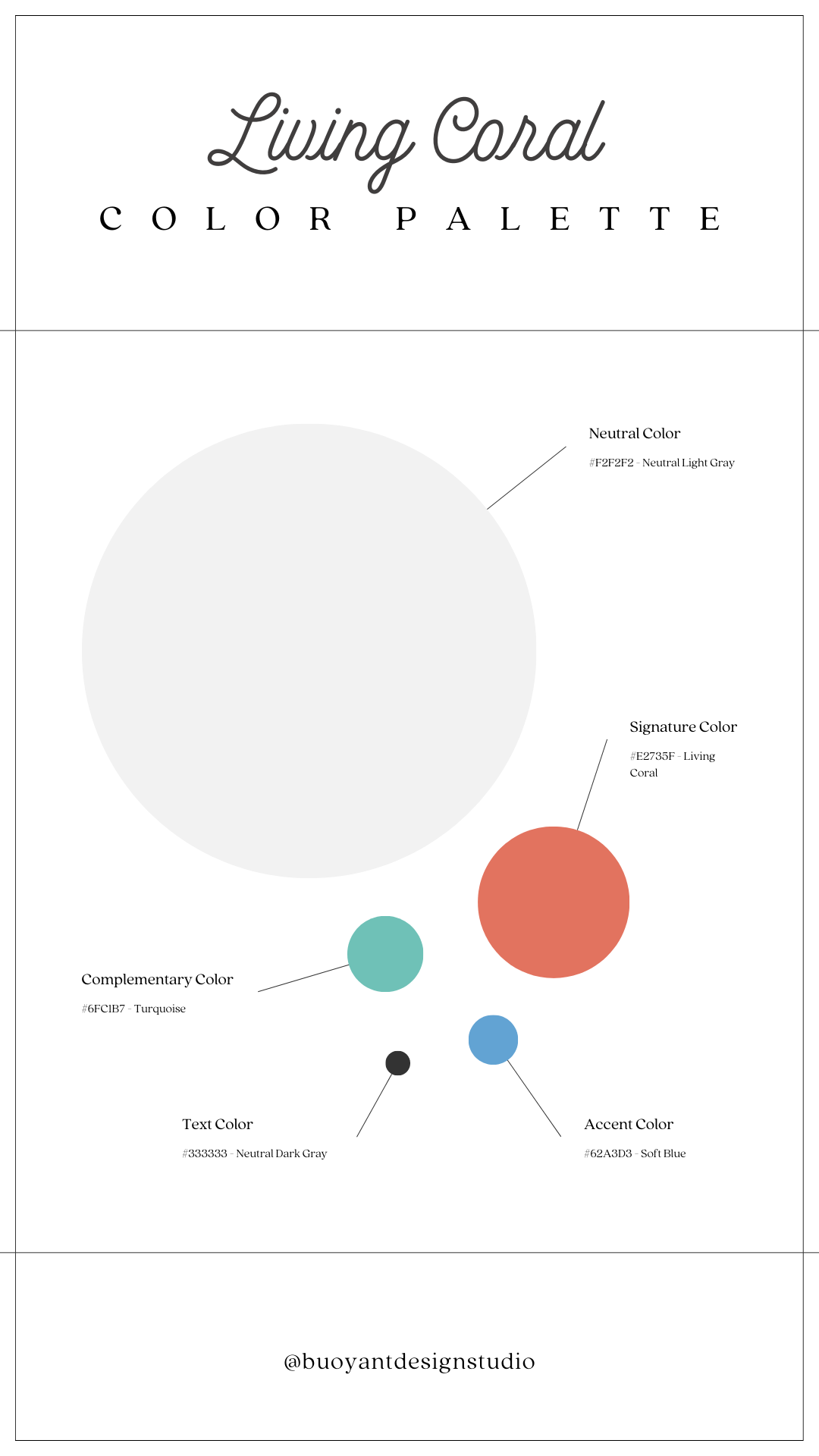 Living Coral Color Palette
