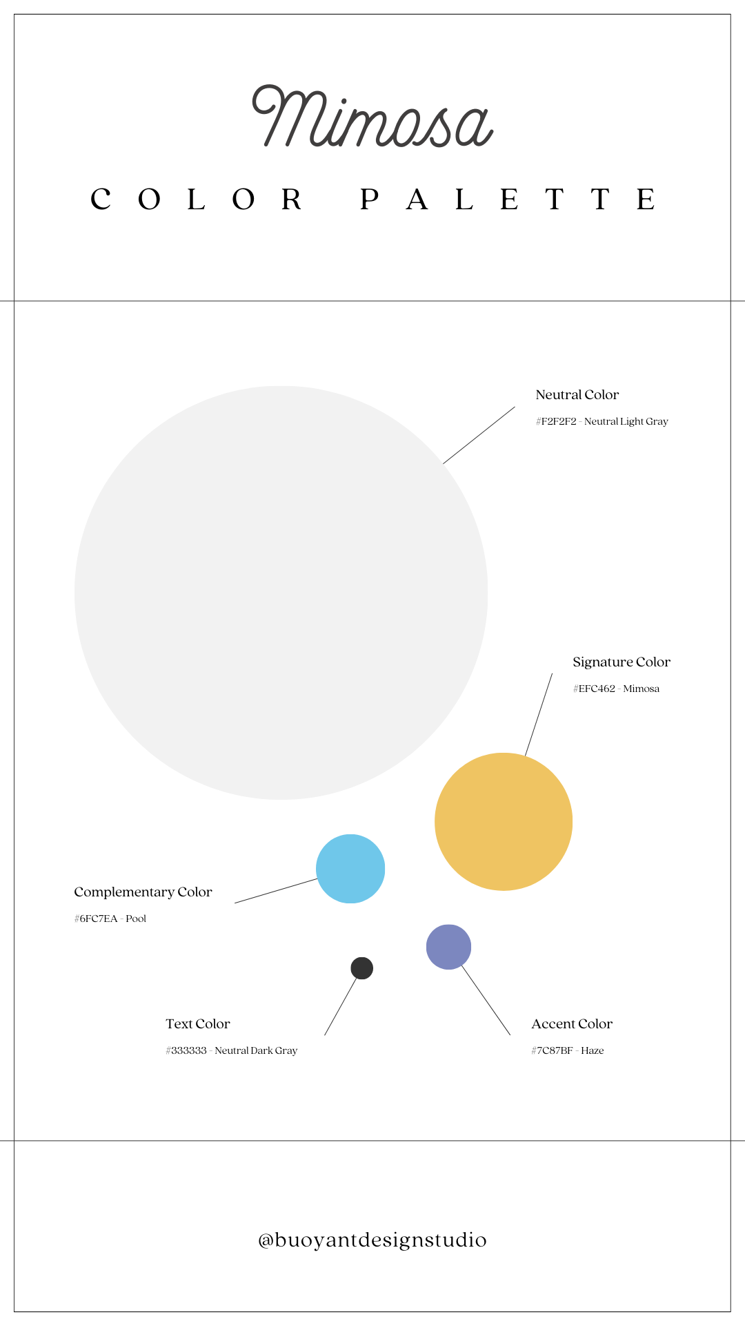 Mimosa Color Palette