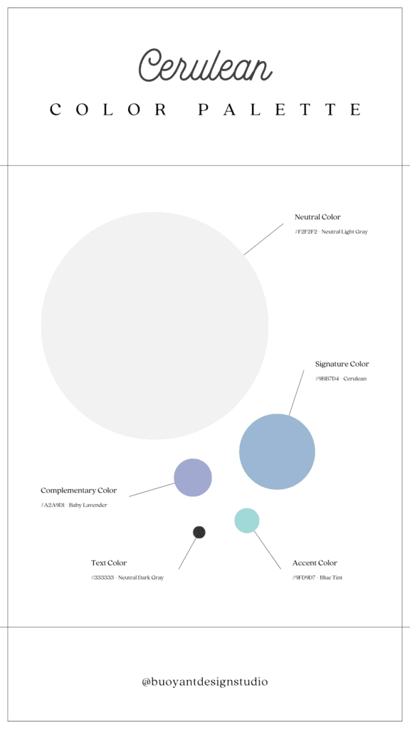 Cerulean Color Palette