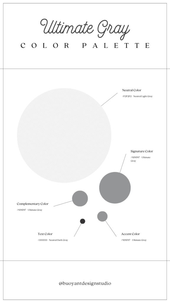 Ultimate Gray Color Palette