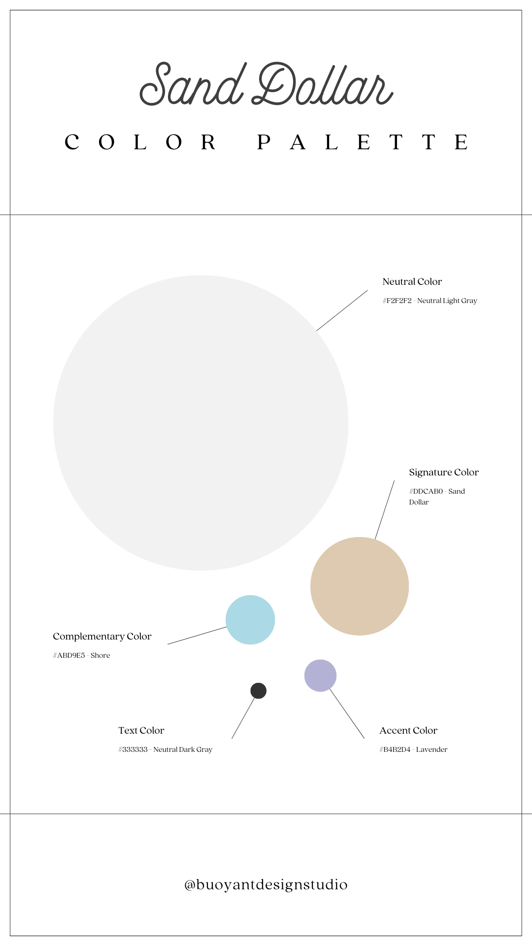 Sand Dollar Color Palette