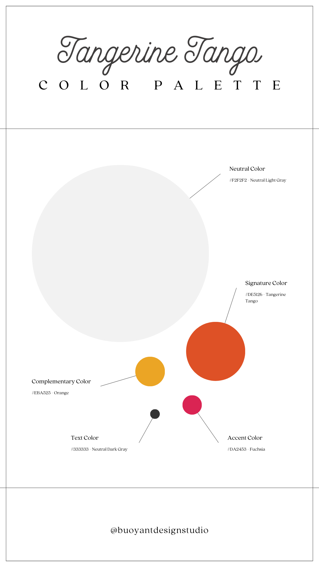 Tangerine Tango Color Palette