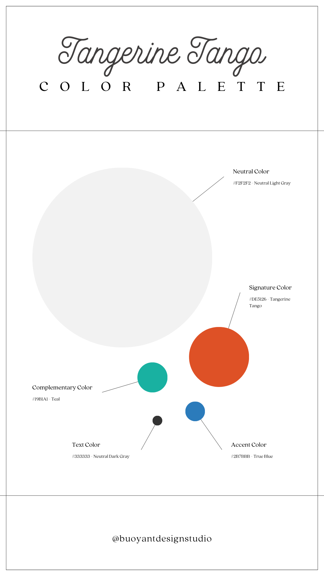 Tangerine Tango Color Palette