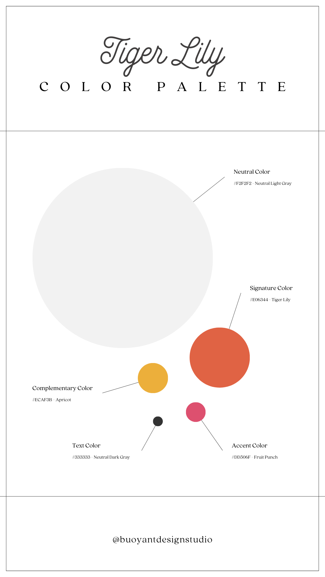 Tigerlily Color Palette