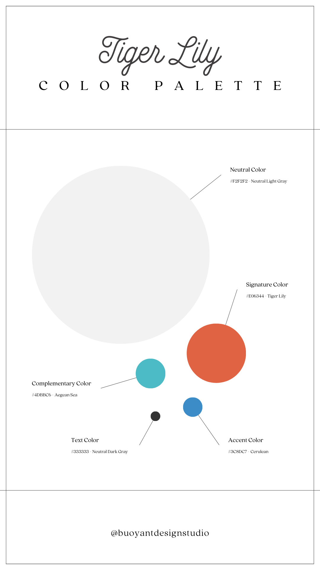Tigerlily Color Palette